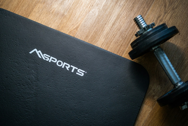 Dumbbell and mat for resistance training